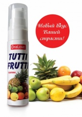 Вкусный оральный гель на фруктозе Tutti-Frutti OraLove, тропик 30г