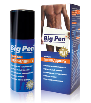 Купить Мужской крем для увеличения полового члена Big Pen 20мл в секс-шопе